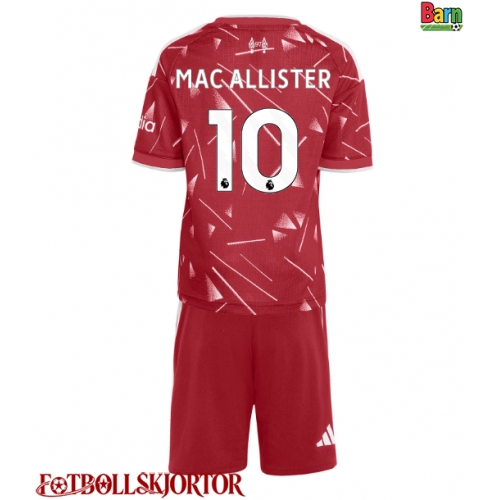 Liverpool Alexis Mac Allister #10 Hemmakläder Barn 2026-27 Kortärmad (+ Korta byxor)
